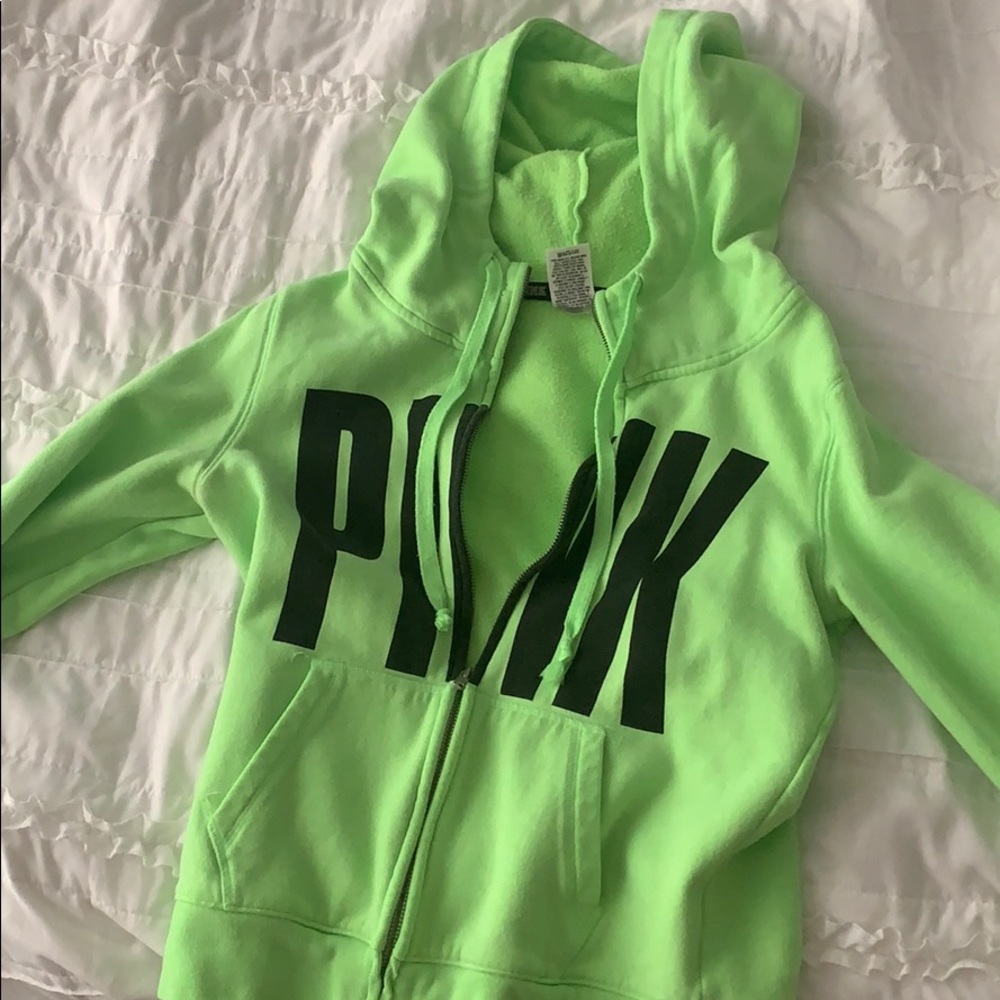 Pink zip-up